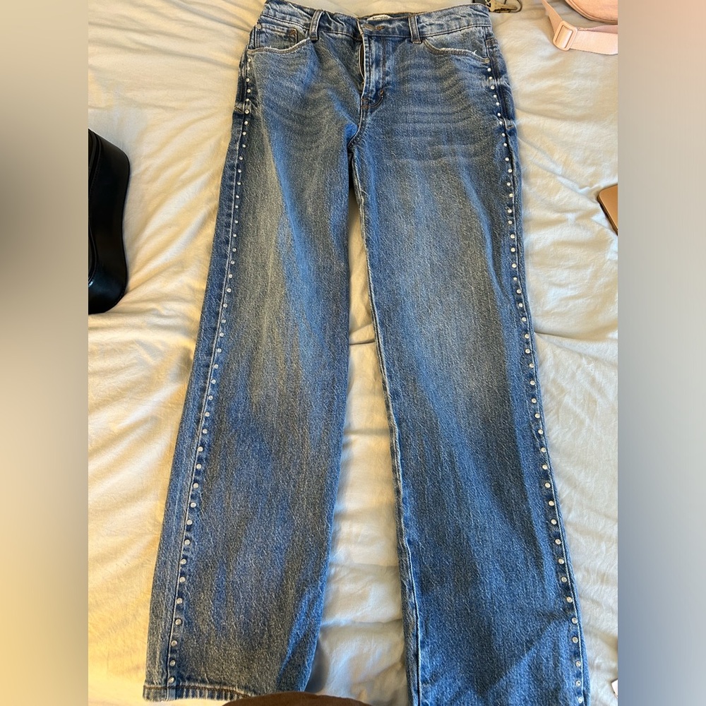 Studded jeans